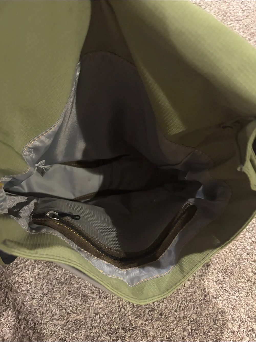 Keen Olive Green and Dark Gray  Messenger Bag